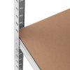 Metāla noliktavas plaukta 5 plaukti 875 kg 90 x 30 x 180 cm pelēki 2 gab.