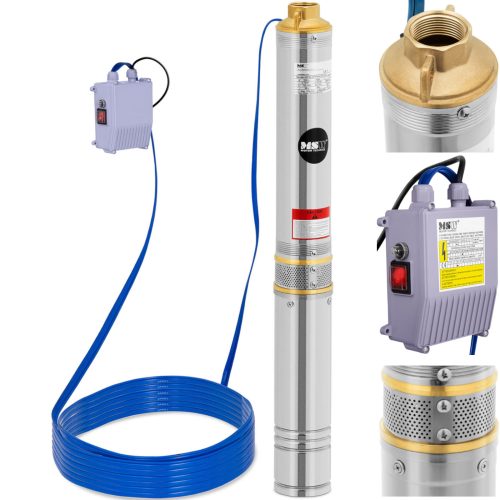 Dziļi sūknis dziļu aku tēraudam 750 6000 l/h līdz 58 m