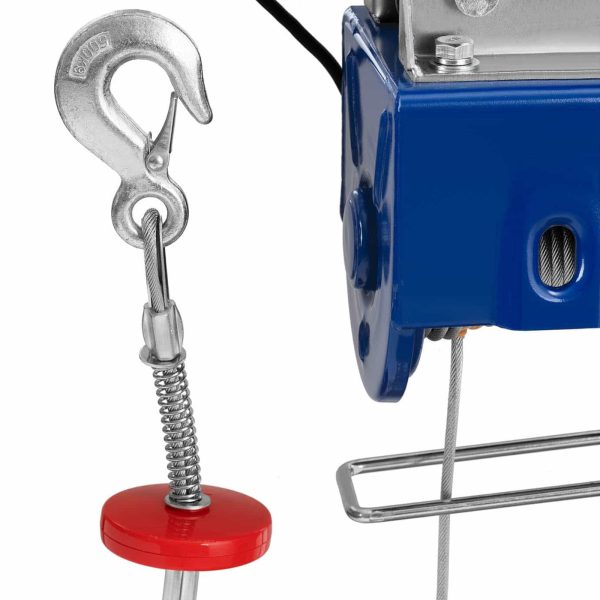 Elektriskā vinča ar 1600 kabeļa celtni 12 m 500 kg