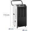 Gaisa sausinātāja industriālā mitruma absorbētājs ar rokturi 1300 1129 m3/h līdz 100 m2
