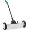 Slotu magnētiskais slaucītājs nagu ieslodzījumu savākšanai uz riteņu platuma 45 cm