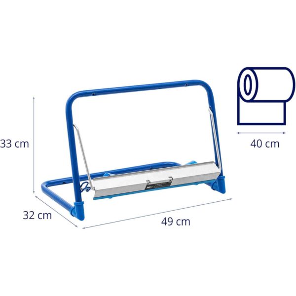 Pakaramais rokturis rūpnieciskai tīrīšanai traka platums 40 cm diametrs no 50 cm līdz 5 kg