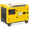 Augstuma ģenerators dīzeļdegviela uz riteņiem 240/400 V 8500 10 kVA 30 L