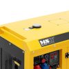 Augstuma ģenerators dīzeļdegviela uz riteņiem 240/400 V 8500 10 kVA 30 L
