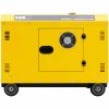 Augstuma ģenerators dīzeļdegviela uz riteņiem 240/400 V 8500 10 kVA 30 L