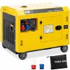 Augstuma ģenerators dīzeļdegviela uz riteņiem 240/400 V 8500 10 kVA 30 L