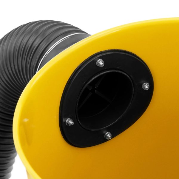 Chip Saws putekļsūcēja darbnīcas 180 m2/h 50 l izvietošana