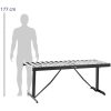Rullīšu padevējs ar augstuma regulēšanu līdz 200 kg 17 rullīšiem 540x35mm 178cm