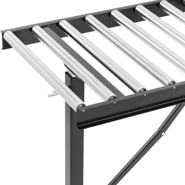 Rullīšu padevējs ar augstuma regulēšanu līdz 200 kg 17 rullīšiem 540x35mm 178cm