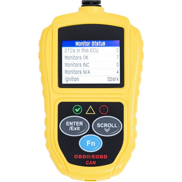 Testera diagnostikas skeneris OBD2 8-18 V VIN / ID / CVN / PCM / ECU