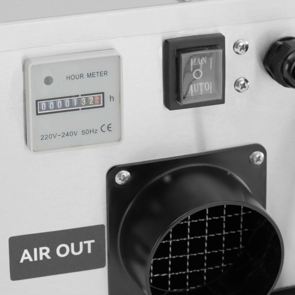 Adsorbcijas gaisa dehumidifier mitruma absorbētājs 100 m3/h līdz 30 m2