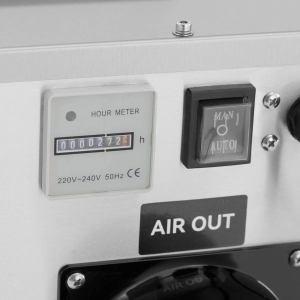 Adsorbcijas gaisa dehumidifier mitruma absorbētāja 200 m3/h līdz 40 m2