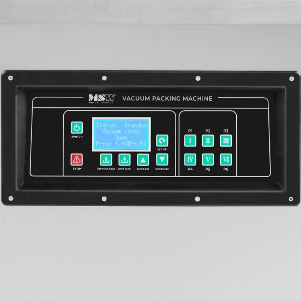Pārtikas vakuuma iepakojums pārtikai bezmaksas LCD 40 cm 900 W