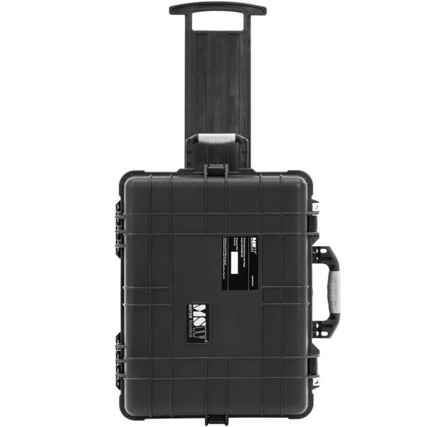 Aizsardzības transporta koferis uz riteņiem ar ievelkamu rokturi 56 x 45,5 x 26,5 cm 46 l