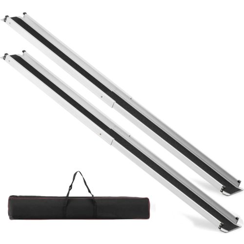 Portatīvo disku brīvdienu rampas locīšana 120 x 19 cm - 2 gab.