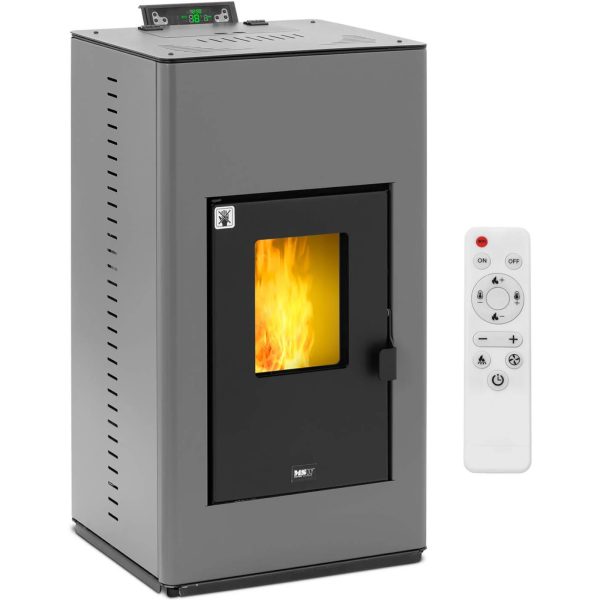 Cepiet krāsns kamīnu granulām ar ūdens jaku līdz 380 m3 20 000 W