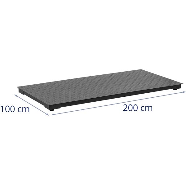 Veterinārās platformas svars dzīvniekiem 100 x 200 cm 1,5 t / 2 kg