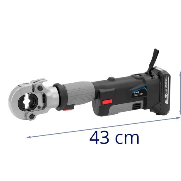 Nospiediet skavu akumulatora kabeļam 16-300 mm2 60 kN