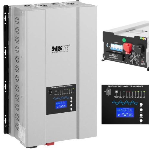 Saules invertora invertors MPPT ārpus tīkla LCD 8000 Solar Solar