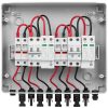 PV savienojuma kaste fotoelektriskajiem tips 2 2 ieejas 2 izejas 1000 V IP65