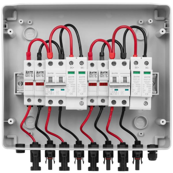 PV savienojuma kaste fotoelektriskajiem tips 2 2 ieejas 2 izejas 1000 V IP65