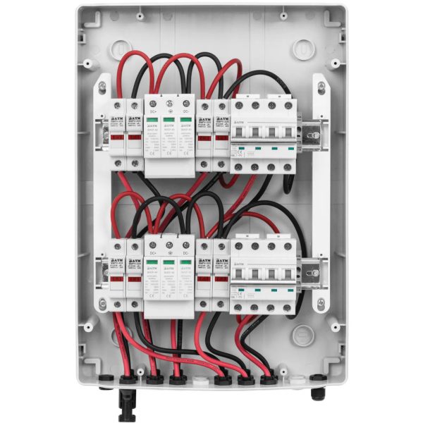 10062625-3 Savienojuma kastes PV sadales iekārta fotoelektriskajai tips 2 4 ieejas 2 izejas 1000 V IP66