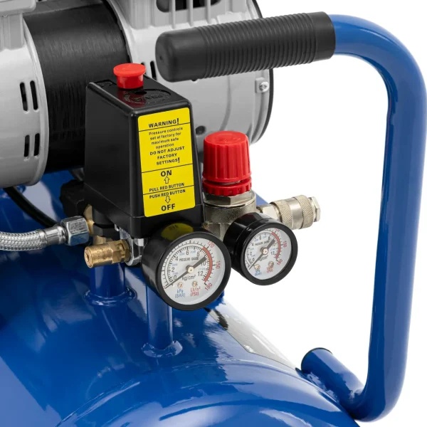 Atvērts bez kompresora gaisa kompresors 50 l 8 joslas 2 x 750 w