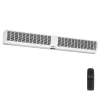 Gaisa aizkaru elektriskās sienas radiators ar tālvadības pulti 1510 m3/h 190 W