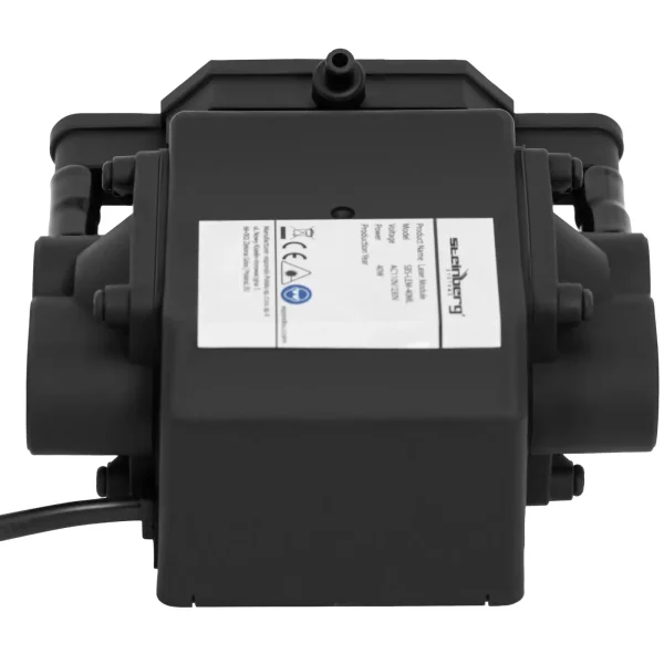 Lāzera lāzera galva gravēšanai sagriež 10 l/min 27 l/min
