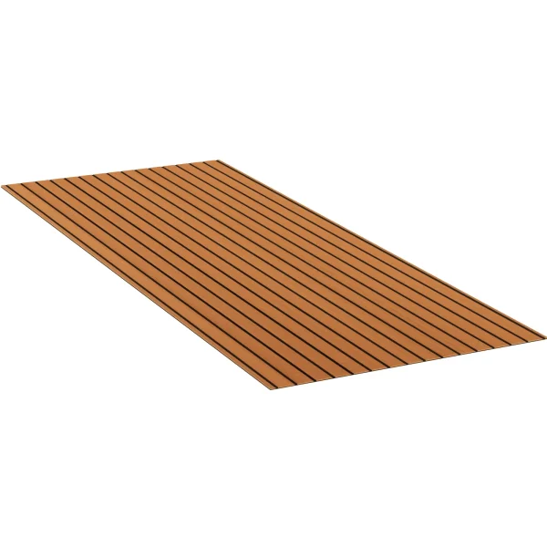 kas nav slīdēšanas grīdas paklājs 240 x 90 cm peldbaseina laiva -brūna