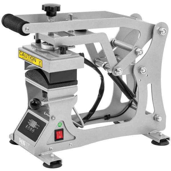 10062697-4 Termiskā pārnešanas prese vāciņiem ar LCD cepurēm 0-250c