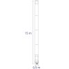 Pārklājot pacelšanas liftu ar 15 m līdz 200 kg 1500 W