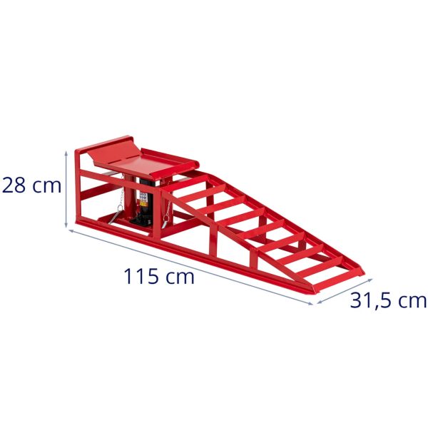 Automašīnu uzbrucēju iebrukums ar pacēlāju līdz 2000 kg - komplekts 2 gab.