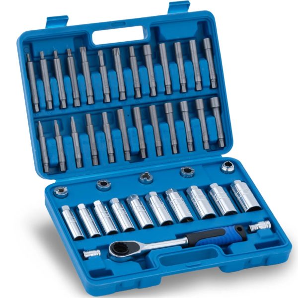 Instrumenti šoka absorbētāja labošanai - iestatiet 43 EL. Instrumenti šoka absorbētāja labošanai - iestatiet 43 EL.