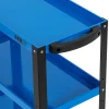 Instrumentu darbnīcas ratiņi uz riteņiem 3 plaukti 70 x 38 cm tērauds līdz 500 kg