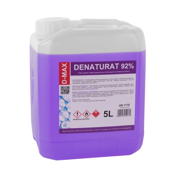 Denaturus d-max 5l piesārņots spirts