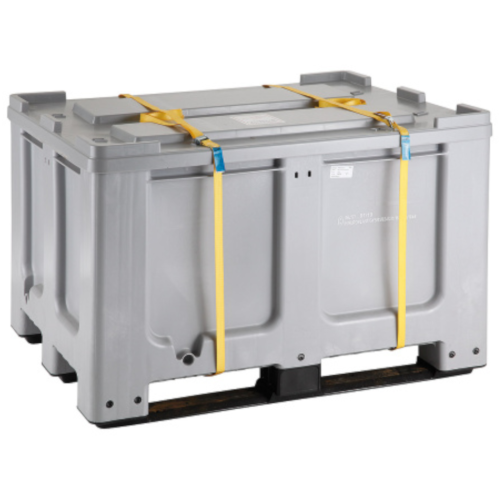 Kafijas -TeiL Box konteiners 610L ar paleti un pārklājiet 120x100x76 cm un ADR