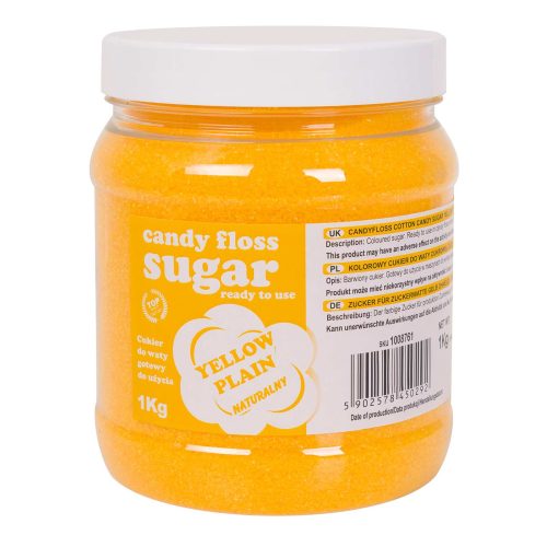 Krāsainas kokvilnas konfektes dzeltenas dabiskas kokvilnas konfektes 1 kg vate
