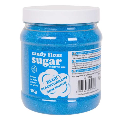Krāsains kokvilnas konfektes zila ar šantāžu 1 kg