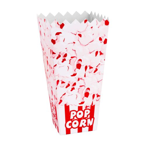Kartonu kaste popkornam 7x22x10.5cm lieliem 1