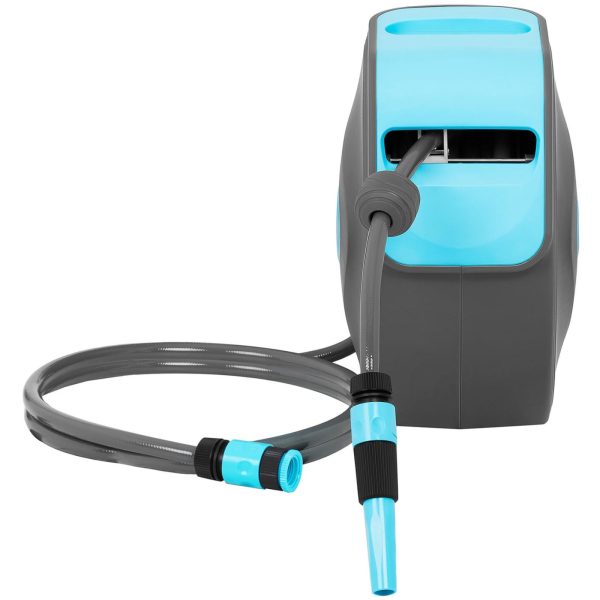 Dārza šļūtene ar automātisku sienas bungu 20 m + 2 m 1/2 ''