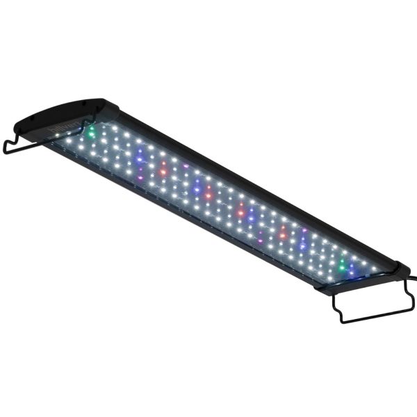 Luktura LED apgaismojums augu augšanas akvārija pilna spektra 78 diodes 56 cm 18 W