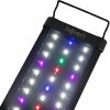 Luktura LED apgaismojums augu augšanas akvārija pilna spektra 78 diodes 56 cm 18 W