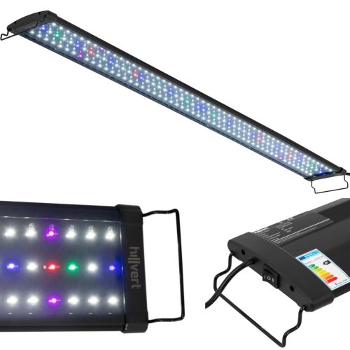 Luktura LED apgaismojums augu augšanas akvārija pilna spektra 156 diodes 113 cm 30 W