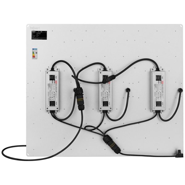 Augu augšanas lampa Pilns spektrs 72 x 60 cm 1404 LED 600 sudrabā