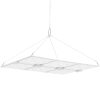 Augu augšanas lampa Pilns spektrs 72 x 60 cm 1404 LED 600 sudrabā