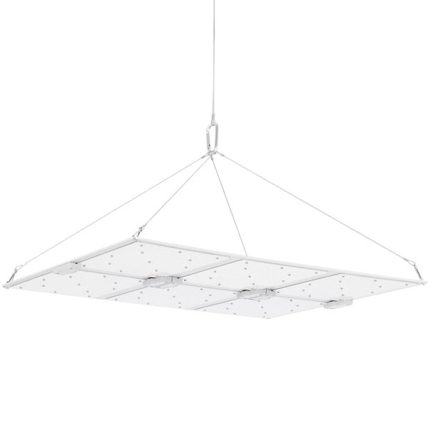 Augu augšanas lampa Pilns spektrs 72 x 60 cm 1404 LED 600 sudrabā