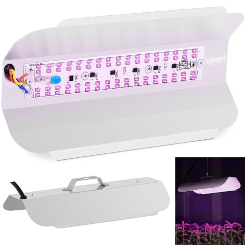 Augu audzēšanas lampa Pilns spektrs 25 x 12 cm 136 LED 50 sudrabā
