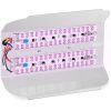 Augu audzēšanas lampa Pilns spektrs 25 x 17 cm 136 LED 100 sudrabā