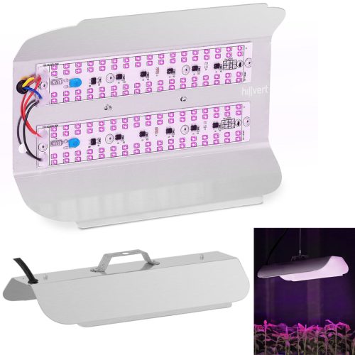 Augu audzēšanas lampa Pilns spektrs 25 x 17 cm 136 LED 100 sudrabā